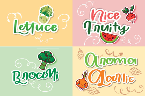 Aroma Garlic: A Playful Font for Bold Creativity