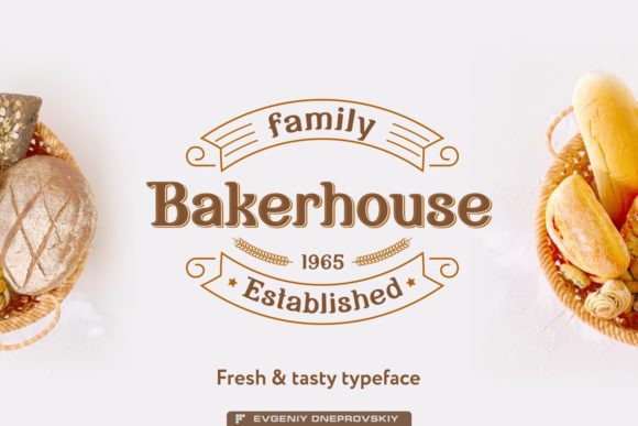 Bakerhouse: A Vintage-Inspired Font That Elevates Your Creative Projects