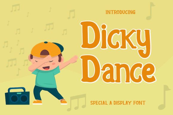 Dicky Dance: A Simple and Neat Lettered Display Font for Creative Projects