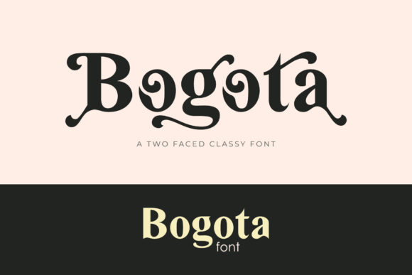 Discover Bogota: A Modern and Luxurious Display Font for Stunning Designs