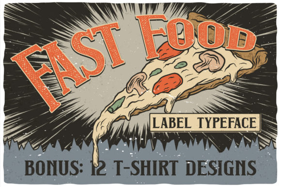 Fast Food: A Bold and Authentic Display Font for Branding