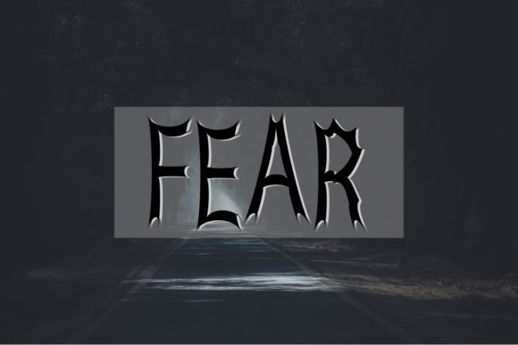 Fear Font for Halloween Designs