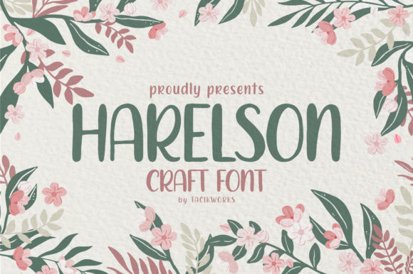 Harelson Craft: A Trendy Display Font for Modern Creativity