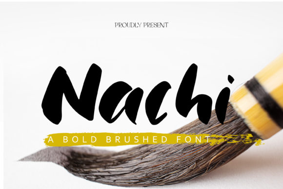 Nachi: A Bold and Brushed Display Font That Stands Out