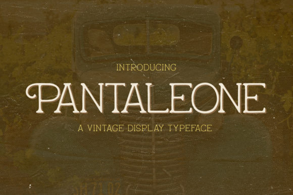 Pantaleone: A Timeless Display Font for Modern Branding and Design