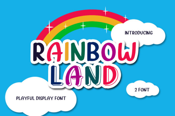 Rainbow Land Font: A Joyful Addition to Your Design Toolkit