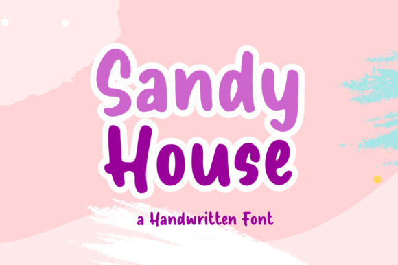 Sandy House: A Bold and Fun Display Font for Creative Projects