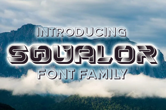 Squalor Font: A Futuristic Design for Bold Creativity