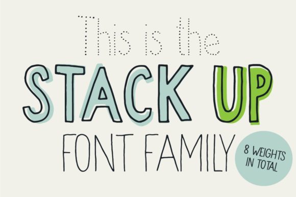 Stack Up Font: Elevate Your Designs with Bold Creativity