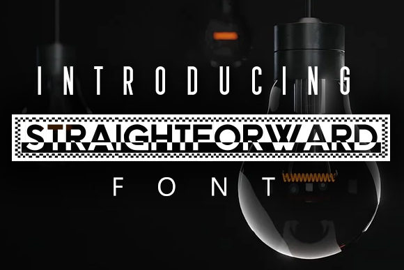 Straightforward: The Black and White Font That’s Redefining Creativity and Clarity