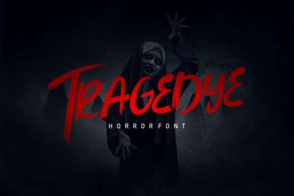 Tragedye Font for Halloween and October Designs