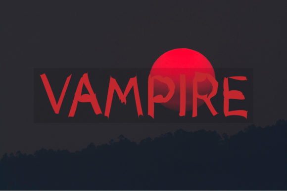 Vampire Font: A Spooky and Dramatic Tool for Halloween Designs and More