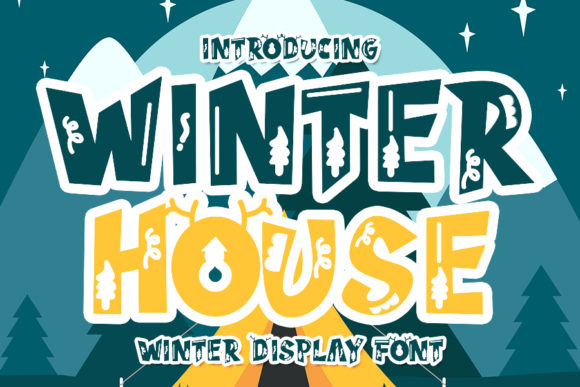 Winter House: A Bold and Trendy Display Font for Strategic Design Impact
