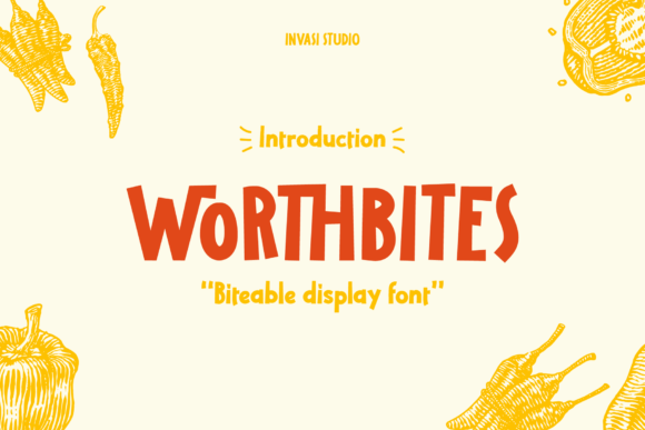 Worthbites: A Playful Font for Bold Creativity